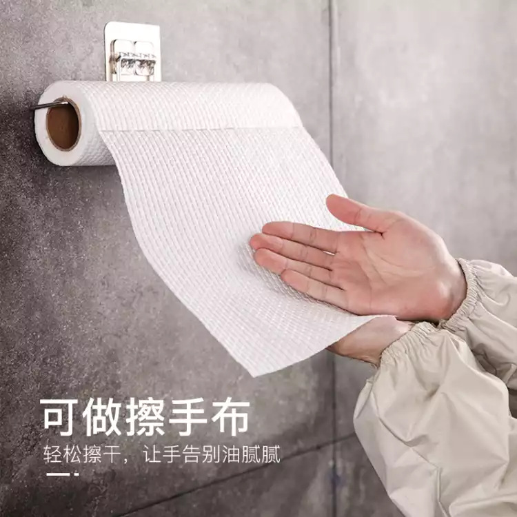 Lazy Rag Disposable Dishcloth Washing Non-Woven Cleaning Cloth Cleaning Cloth Oil-Free Scouring Pad Kitchen Supplies