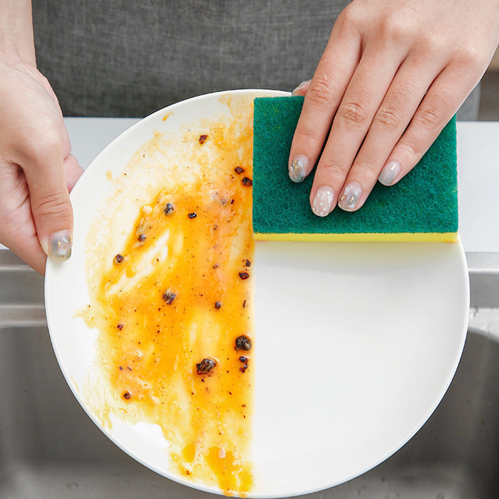 Spong Mop Washing Pot Dishwashing Cloth Scouring Pad Kitchen Cleaning Decontamination Cloth Fabulous Appliance Sponge Can Be Used for Delivery