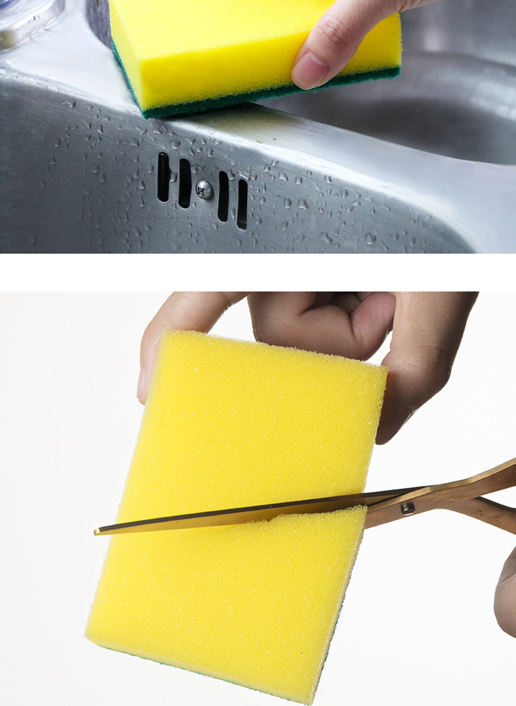 Spong Mop Washing Pot Dishwashing Cloth Scouring Pad Kitchen Cleaning Decontamination Cloth Fabulous Appliance Sponge Can Be Used for Delivery