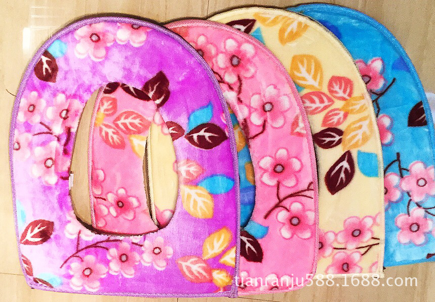 2016 new thickopened toilet mat high-grade zip fastener dual purpose toilet seat cover warm cushion winter must