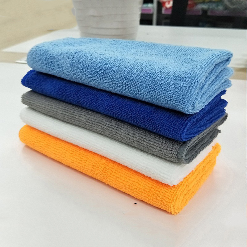 Car Microfiber Car Cleaning Small Square Towel 40*40 Thickened Absorbent Car Washing Towel Cloth Cleaning Tools