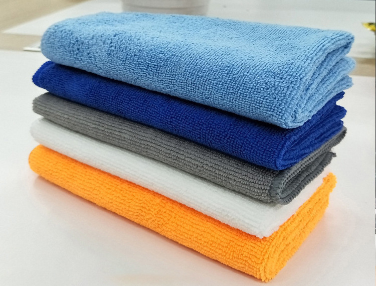 Car Microfiber Car Cleaning Small Square Towel 40*40 Thickened Absorbent Car Washing Towel Cloth Cleaning Tools