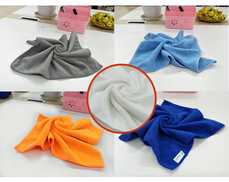 Car Microfiber Car Cleaning Small Square Towel 40*40 Thickened Absorbent Car Washing Towel Cloth Cleaning Tools