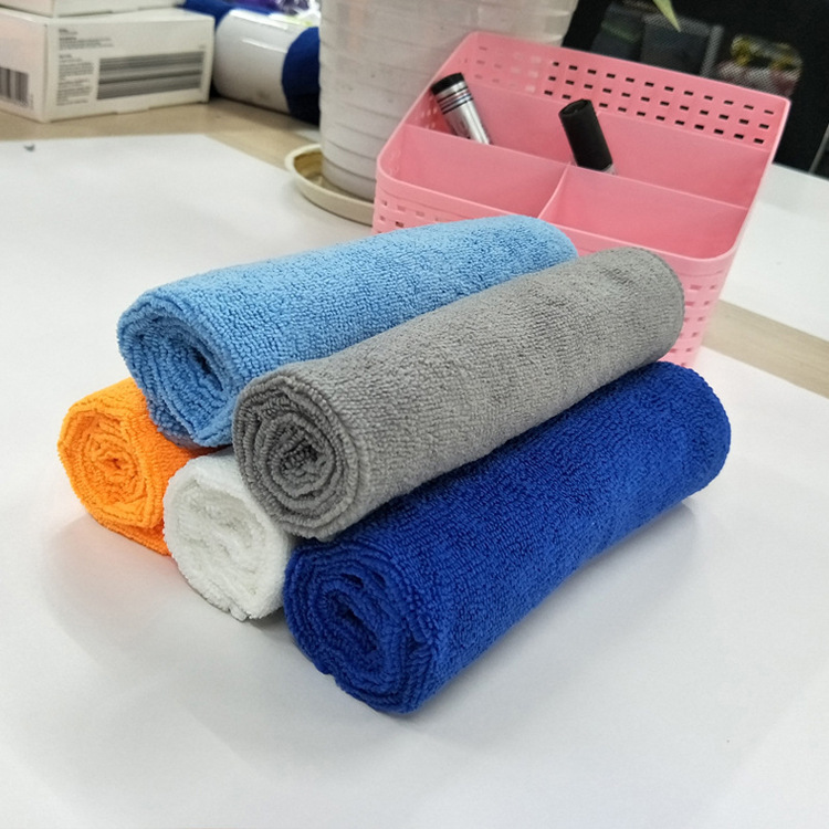 Car Microfiber Car Cleaning Small Square Towel 40*40 Thickened Absorbent Car Washing Towel Cloth Cleaning Tools