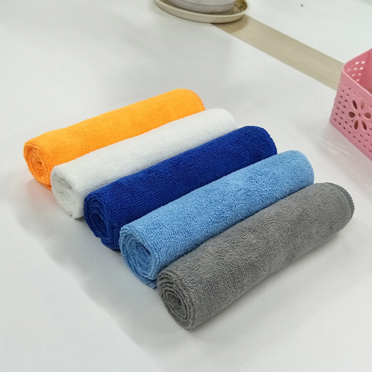 Car Microfiber Car Cleaning Small Square Towel 40*40 Thickened Absorbent Car Washing Towel Cloth Cleaning Tools
