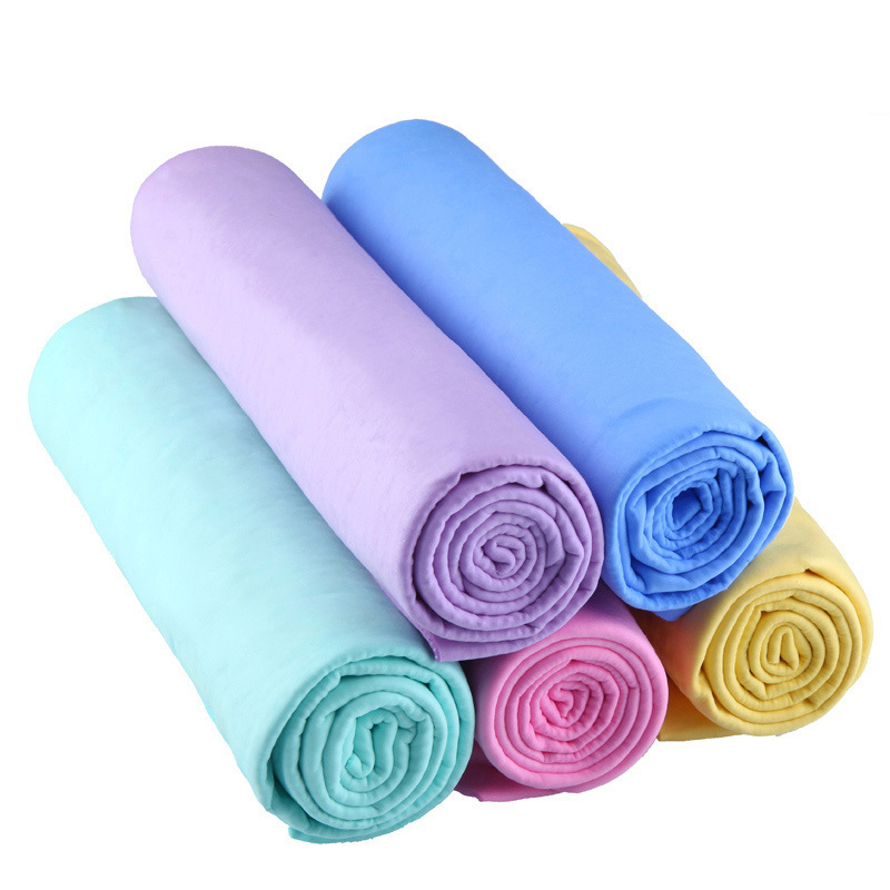 Large PVA Deerskin Towel Water-Absorbing and Hair Drying Towel Towel for Washing and Wiping Cars Pet Towel Suede Towel Vehicle-Washing Duster Cloth