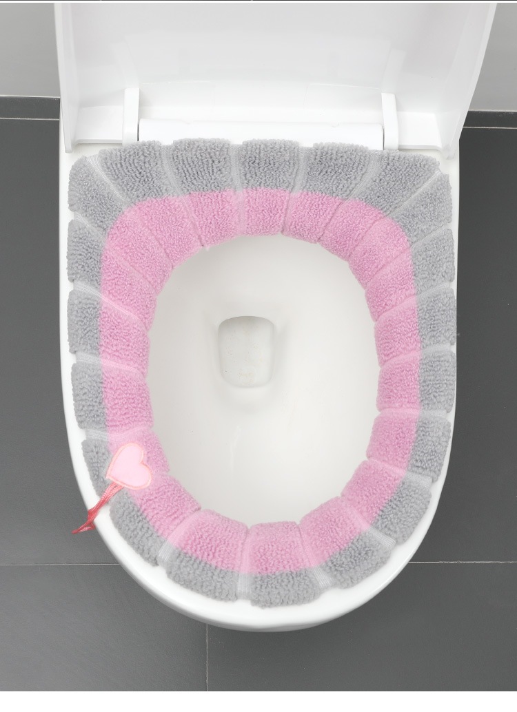Pumpkin Double Ribbon Handle Toilet Mat Toilet Seat Winter Warm Toilet Seat Cushion Pumpkin Double Ribbon Handle Toilet Mat Toilet Seat Winter Warm Toilet Seat Cushion