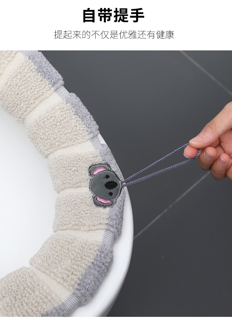 Pumpkin Double Ribbon Handle Toilet Mat Toilet Seat Winter Warm Toilet Seat Cushion Pumpkin Double Ribbon Handle Toilet Mat Toilet Seat Winter Warm Toilet Seat Cushion