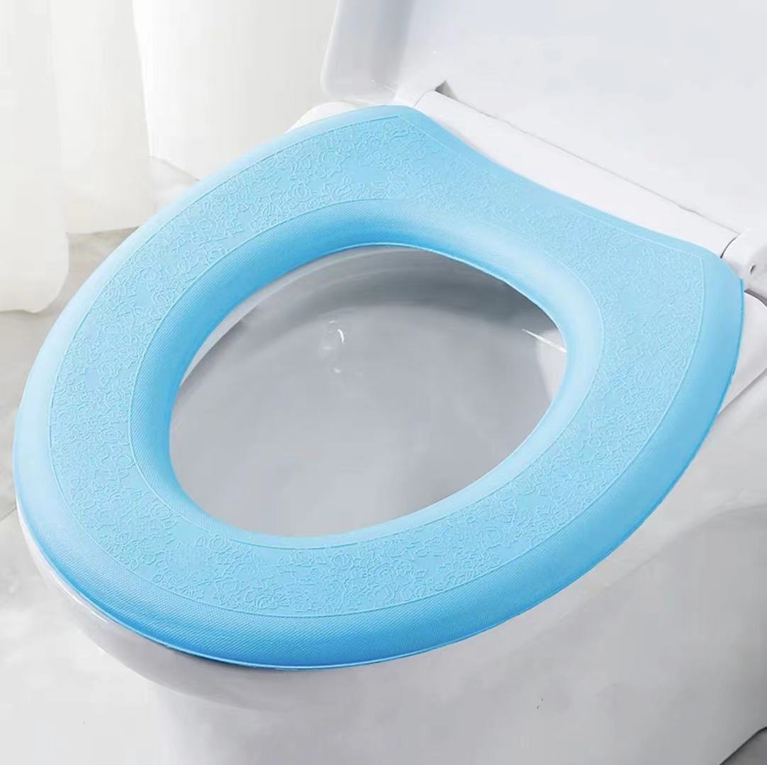 Household EVA Foam Waterproof Toilet Cushion Seat Cushion Universal Cartoon Cutting Toilet Seat Thickened Toilet Seat