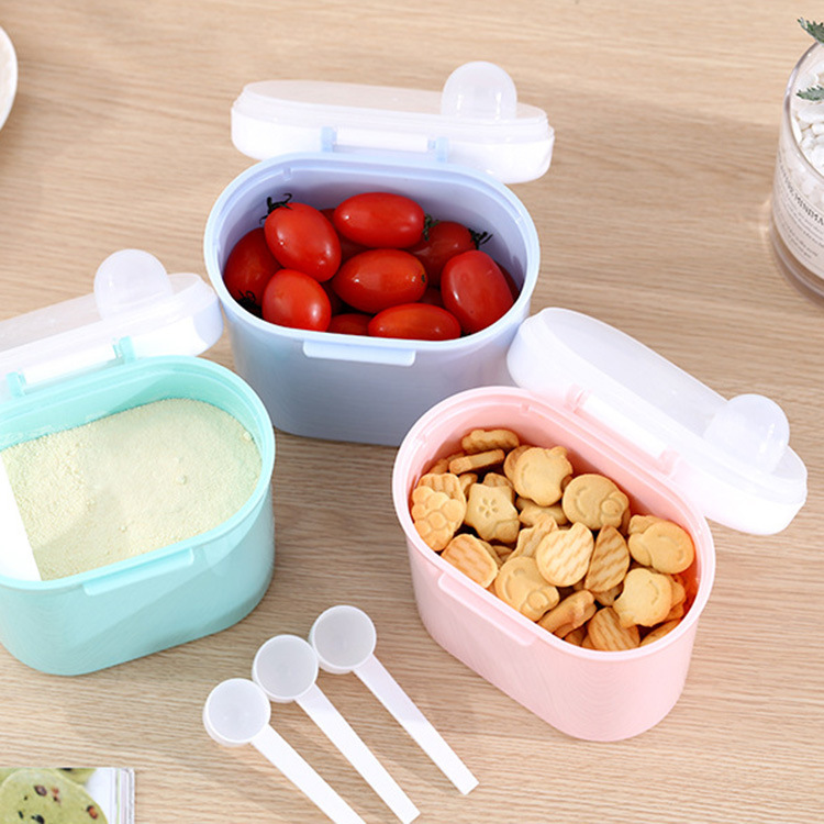 Infant Milk Powder Box Portable Large Capacity Storage Tank Home Sealed Fresh Food Supplement Storage Box Storage Box