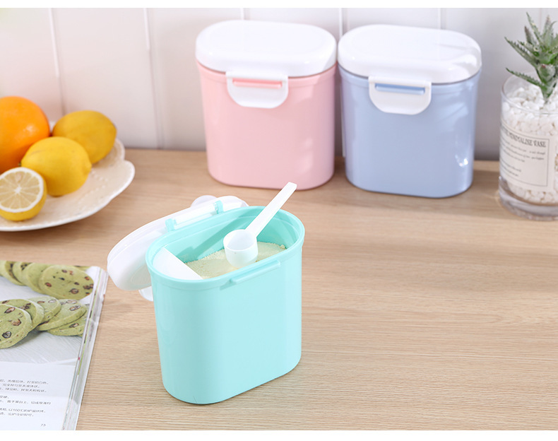 Infant Milk Powder Box Portable Large Capacity Storage Tank Home Sealed Fresh Food Supplement Storage Box Storage Box