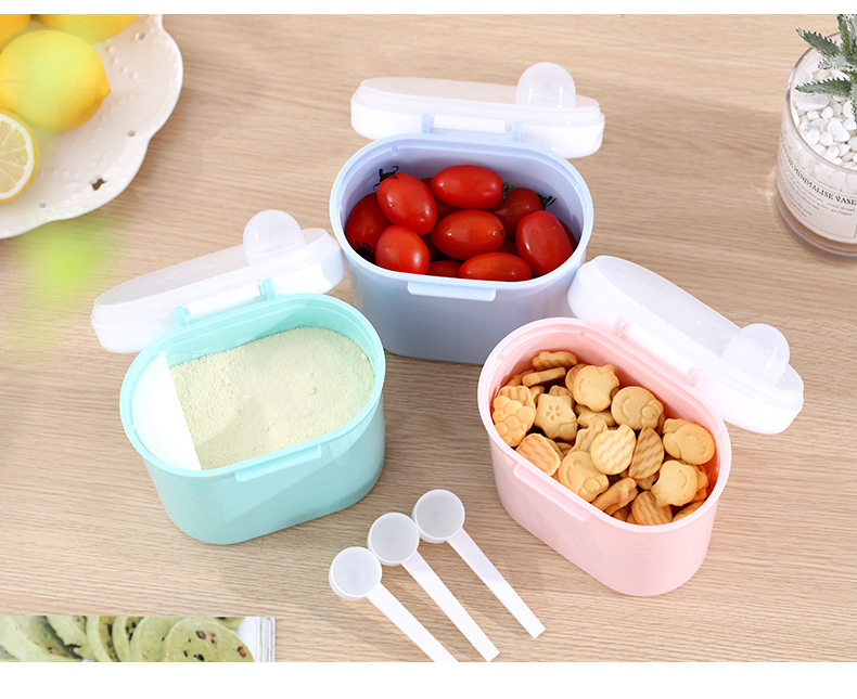 Infant Milk Powder Box Portable Large Capacity Storage Tank Home Sealed Fresh Food Supplement Storage Box Storage Box