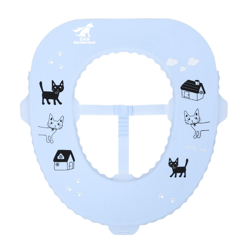Blue Blood Beast Silicone Toilet Mat Factory Direct Sales Antibacterial Waterproof Toilet Seat Cover Pad Travel Portable and Universal Closestool Cushion