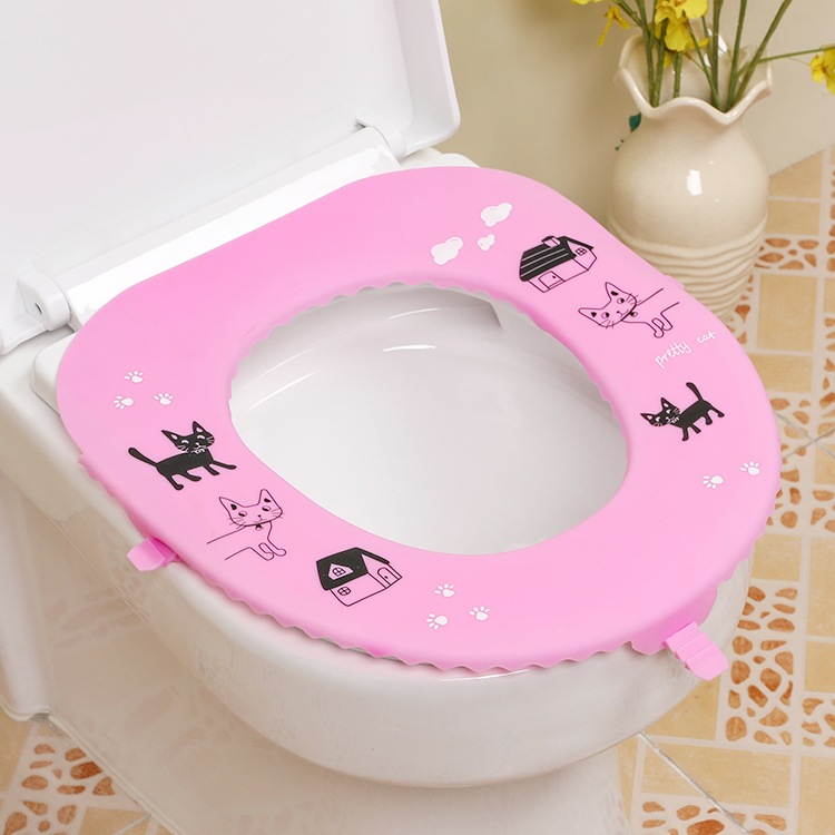 Blue Blood Beast Silicone Toilet Mat Factory Direct Sales Antibacterial Waterproof Toilet Seat Cover Pad Travel Portable and Universal Closestool Cushion