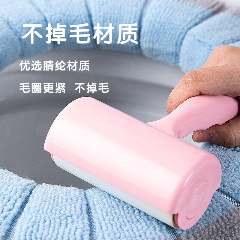 In Stock Wholesale O-Type Knitted Toilet Mat Toilet Seat Cover Household Washed Thickened Nordic Closestool Cushion Toilet Seat