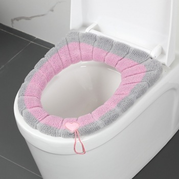 Pumpkin Double Ribbon Handle Toilet Seat Cushion Toilet Ring Winter Warm Sitting Toilet Seat Cushion Pumpkin Double Ribbon Handle Toilet Seat Cushion Toilet Ring Winter Warm Sitting Toilet Seat Cushion