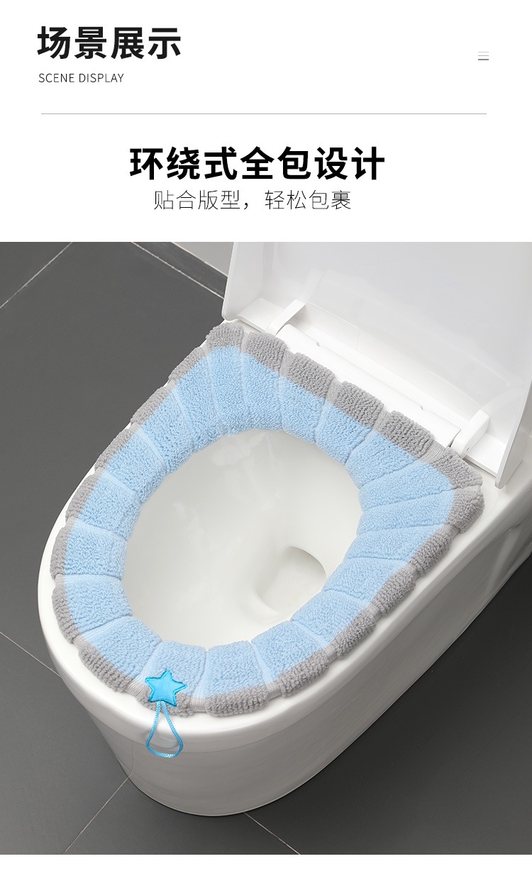 Pumpkin Double Ribbon Handle Toilet Seat Cushion Toilet Ring Winter Warm Sitting Toilet Seat Cushion Pumpkin Double Ribbon Handle Toilet Seat Cushion Toilet Ring Winter Warm Sitting Toilet Seat Cushion