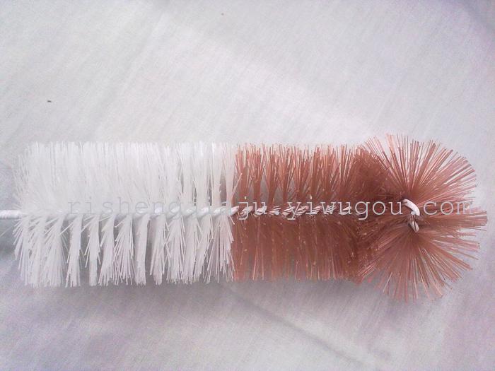 Multifunctional baby brushes clean clean bottle brush handle stainless steel mushroom head brush