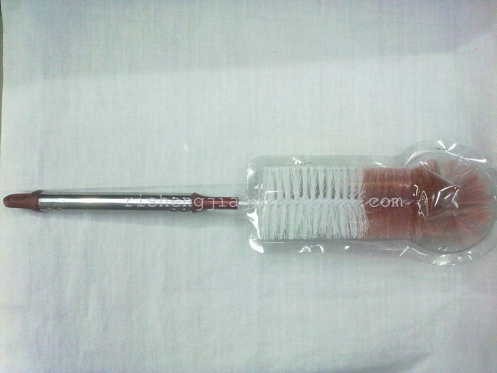 Multifunctional baby brushes clean clean bottle brush handle stainless steel mushroom head brush