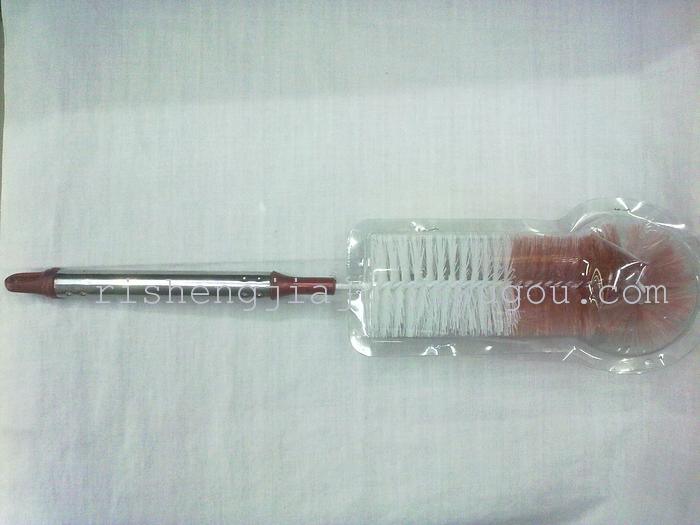 Multifunctional baby brushes clean clean bottle brush handle stainless steel mushroom head brush