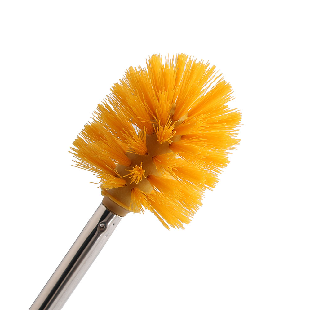 Toilet brush stainless steel long handle toilet brush toilet clean toilet brush toilet clean toilet brush non-angle 