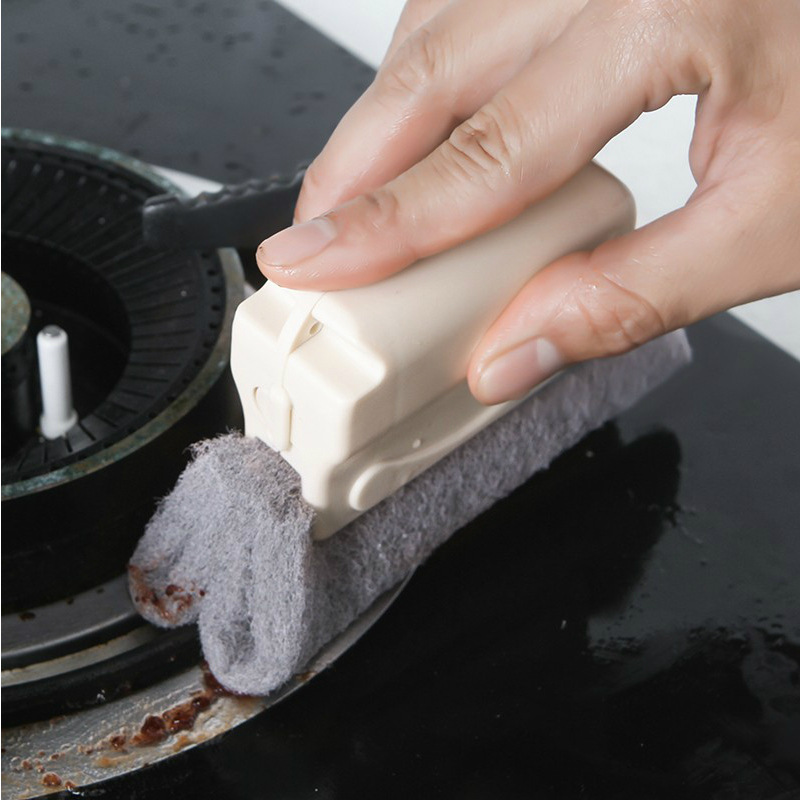 Household window gutter cleaning brush hundred clean cloth window trough cleaning brush sweep groove small brush clean windowsill gap brush