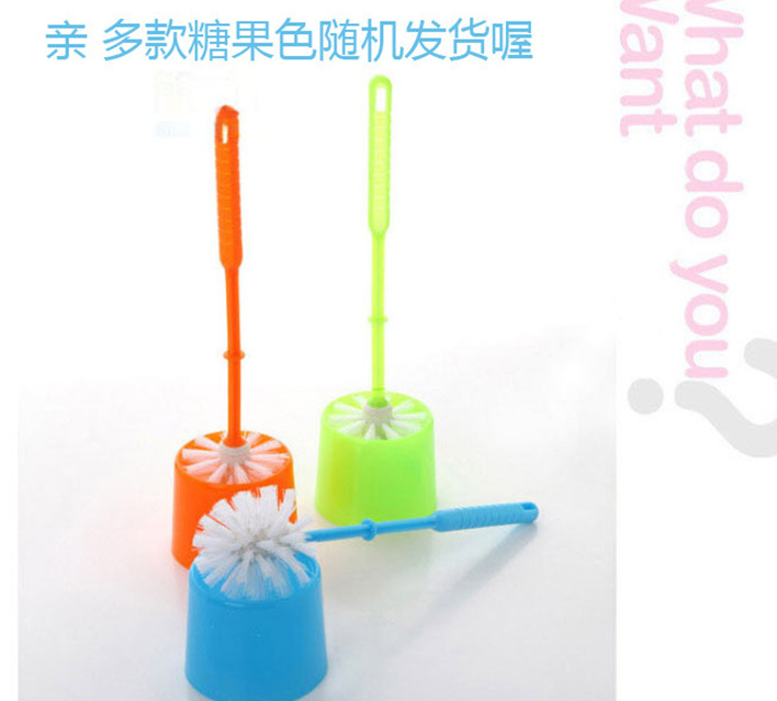 Sit implement cleans brush stainless steel long handle washs toilet brush toilet clean toilet brush does not have dead Angle toilet to brush suit