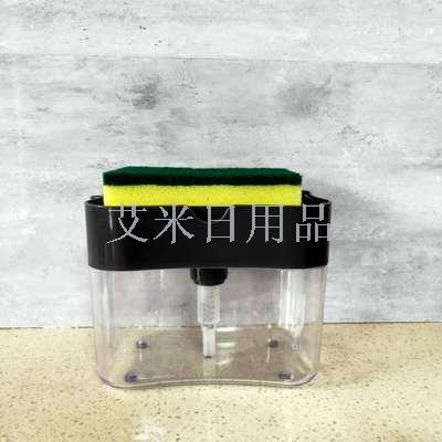 HX- hydraulic washer liquid dispenser pressure type automatic liquid dispenser box 100 clean cloth dishwashing brush
