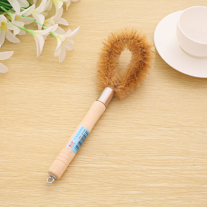 Iron swab pot brush pot bowl clean brush