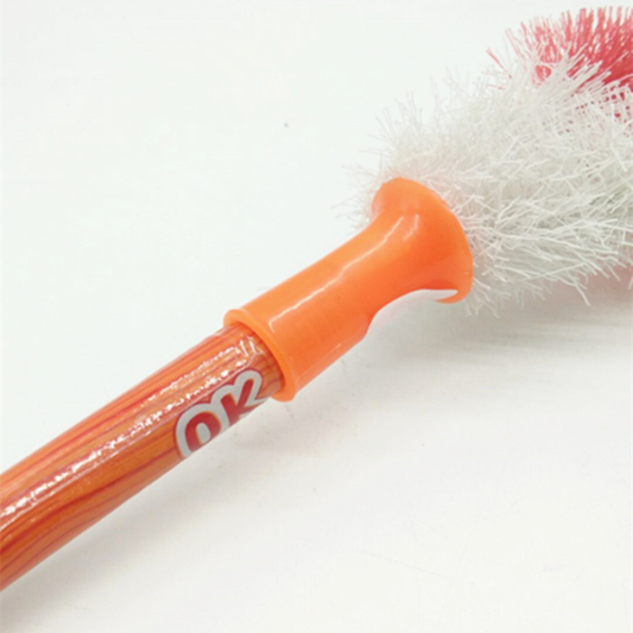 Wooden handle toilet brush lamp toilet brush toilet toilet cleaning brush plastic long handle clean toilet
