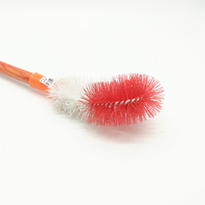 Wooden handle toilet brush lamp toilet brush toilet toilet cleaning brush plastic long handle clean toilet