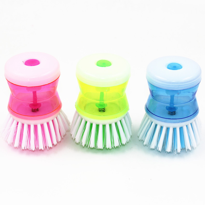 Convenient wash brush/pressure wash brush/wash bowl brush/cleaning brush/hydraulic clean ball steel wire brush T.