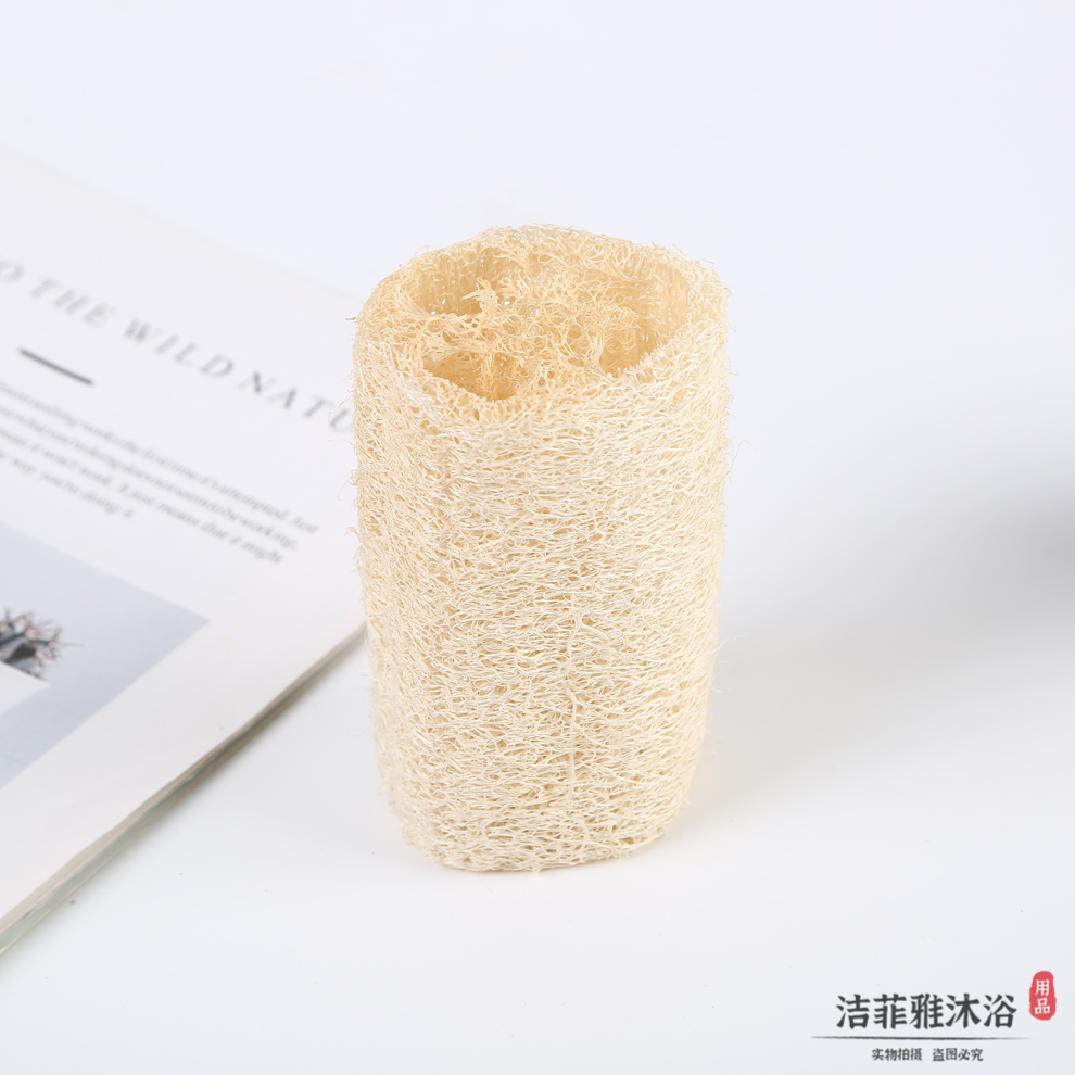 Natural Loofah Sponge Dish Towel Oil-Free Kitchen Dishwashing Scouring Pad Kitchen Household Washing Bowl Lazy Rag Absorbent
