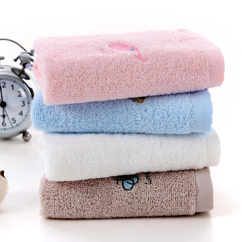 = Jacquard Embroidery Cartoon Kids&#039; Towel Baby Face Towel Saliva Towel Kitchen Rag Family Towel