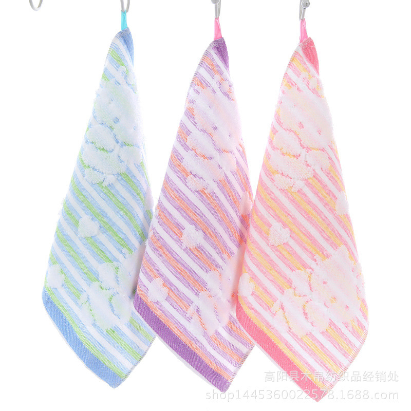 = Jacquard Embroidery Cartoon Kids&#039; Towel Baby Face Towel Saliva Towel Kitchen Rag Family Towel