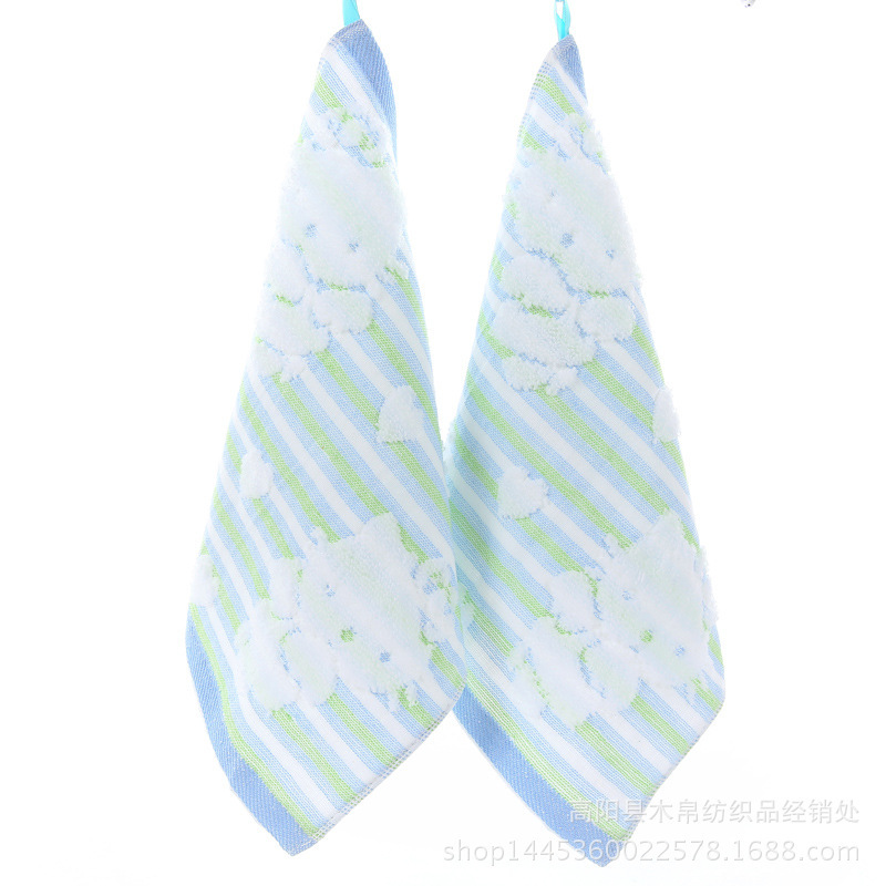 = Jacquard Embroidery Cartoon Kids' Towel Baby Face Towel Saliva Towel Kitchen Rag Family Towel