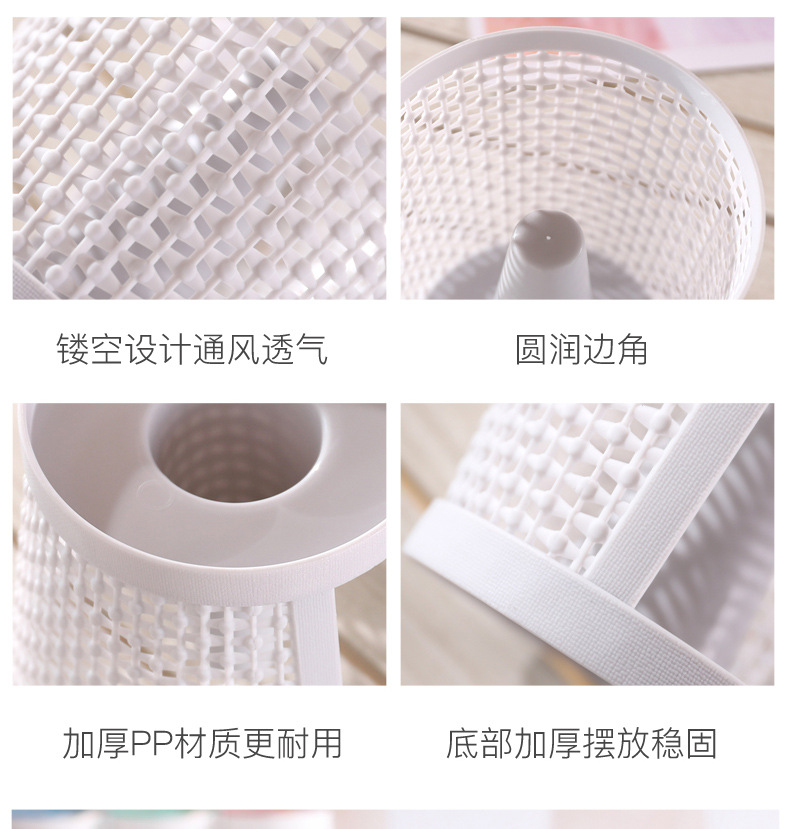 Wholesale Kitchen Towel Rack Plastic Oil-Absorbing Roll Paper Base Creative Punch-Free Paper Vertical Oil-Absorbing Sheets Rack