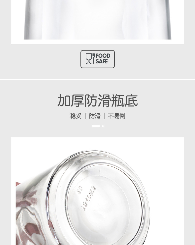 Oiler Kitchen Supplies Glass Oiler Automatic Lid-Opening Seasoning Bottle Household Leak-Proof Soy Sauce Bottle Oiler Wine Pot Vinegar Pot