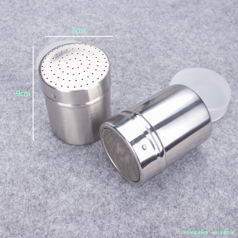 Seasoning Box 304 Stainless Steel Seasoning Pot Mesh Seasoning Jar with Lid Dusting Bottle Seasoning Bottle Pepper Powder Jar Seasoning Box 304 Stainless Steel Seasoning Pot Mesh Seasoning Jar with Lid Dusting Bottle Seasoning Bottle Pepper Powder Jar