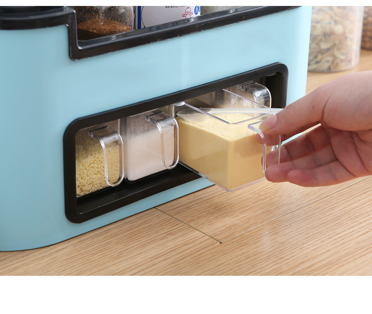 Kitchen Storage Rack Household Seasoning Jar Knives Seasoning Bottle Storage Organizer Desktop Storage Rack