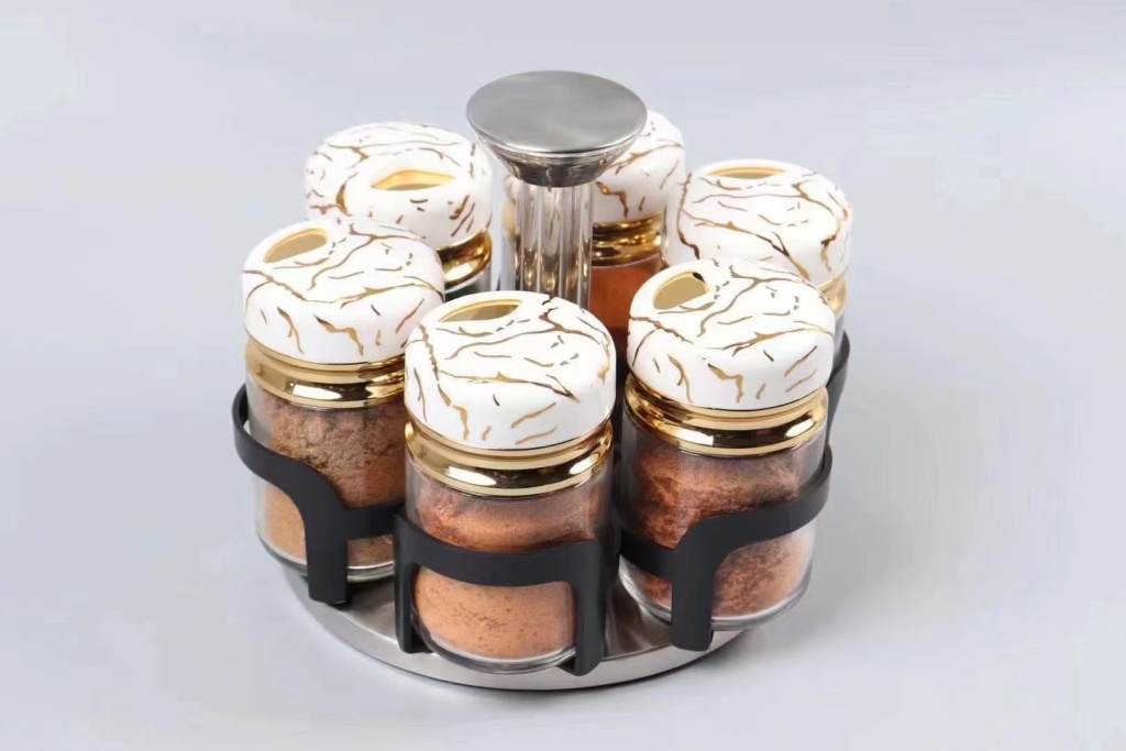 New Rotating 5Pc 10Pc Seasoning Bottle