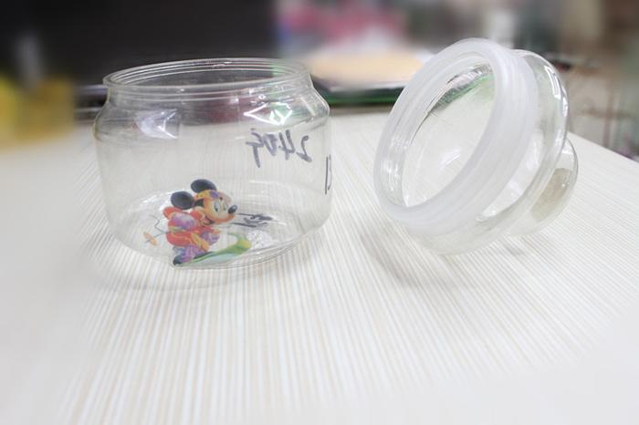 Gelatine star bottle clinker transparent candy bottle tea bottle children's star bottle home seasoning bottle
