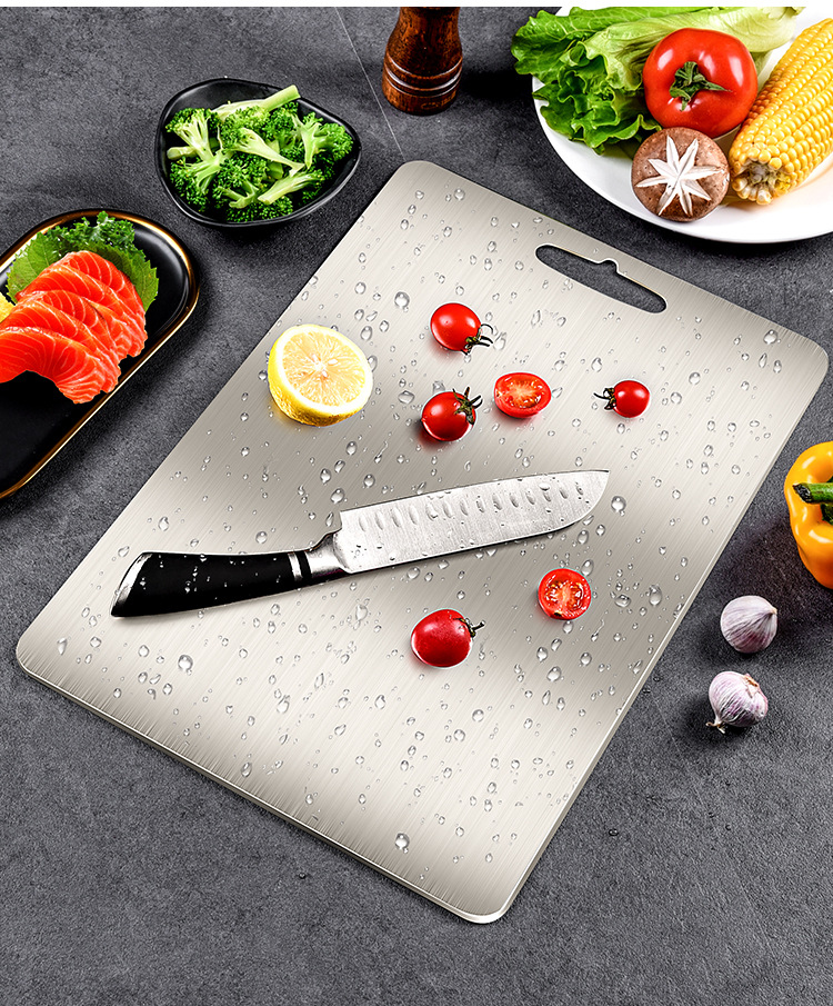 Steel Cutting Board Cutting Board Cutting Board Baby Food Supplement Chopping Board Kneading Dough Board Cutting Fruit