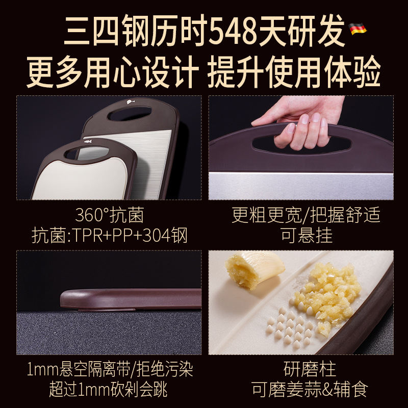 Board Household Stainless Steel Chopping Board MultiFunction Chopping Board Plastic Classification Chopping Board