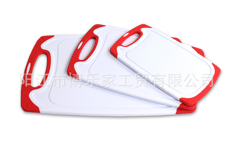Spot ThreePiece Plastic Chopping Board Can Hang MildewProof Baby Food Supplement Chopping Board Kitchen Gadgets