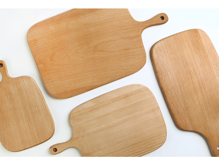 Board Chopping Board Solid Wood Chopping Board Fruit Board Pizza Board Tray Steak Bread Board One Product Dropshipping