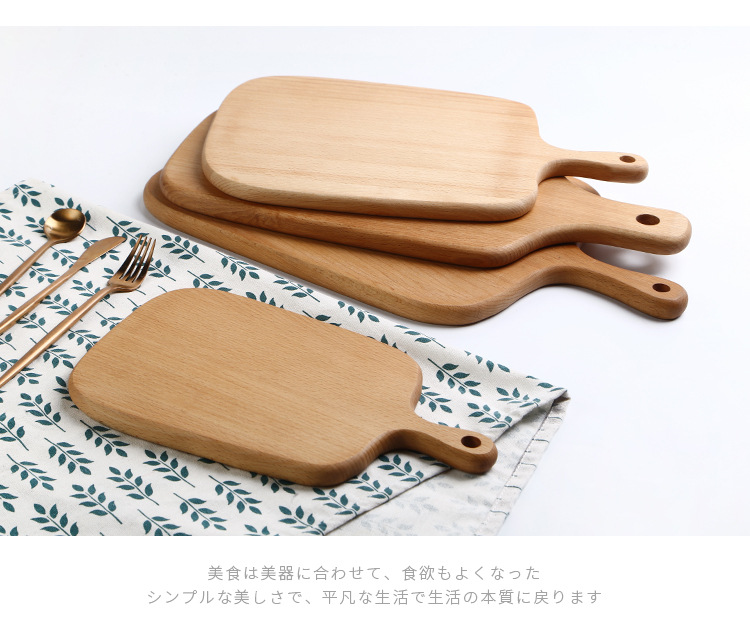 Board Chopping Board Solid Wood Chopping Board Fruit Board Pizza Board Tray Steak Bread Board One Product Dropshipping