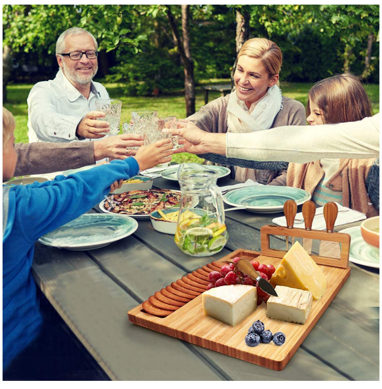 Cheese Board Set Cooked Food Platter Meat Board Cheese Cutting Board Kitchen Utensils Cutting Board Chopping Board Party