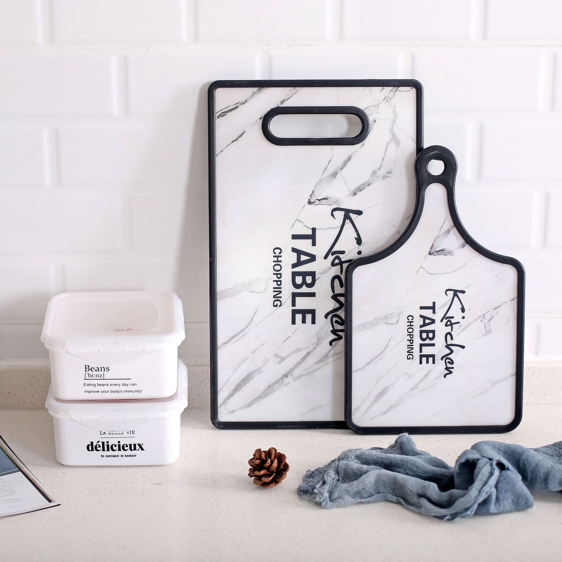 Environmentally Friendly Material Vegetable and Fruit Chopping Board Handle Baking Board Household Chopping Board