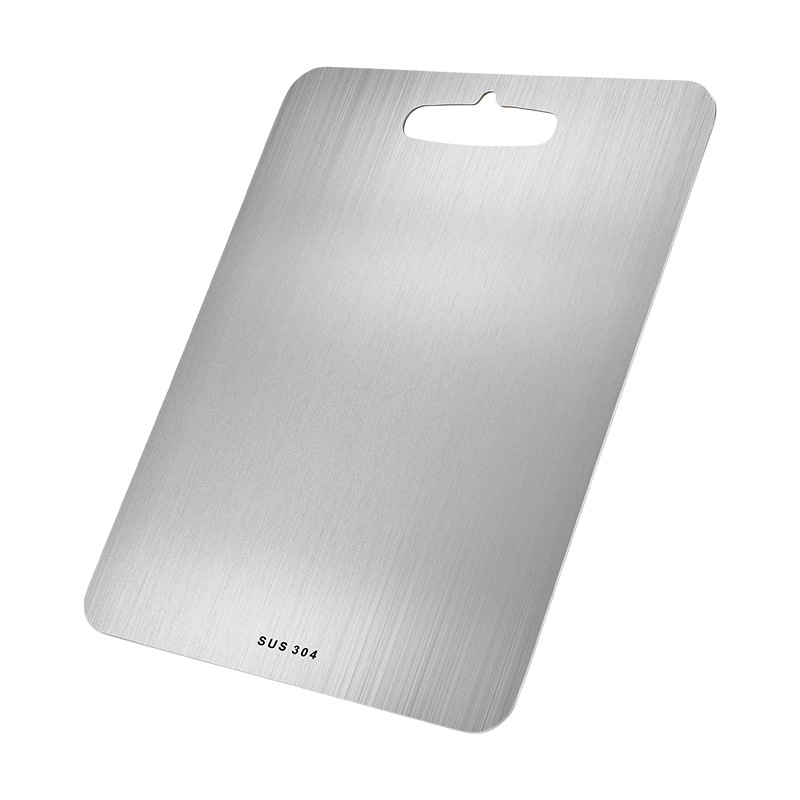 Kitchen 304 Stainless Steel Chopping Board Baby Food Supplement Chopping Board Kneading Dough Board Household Thicken